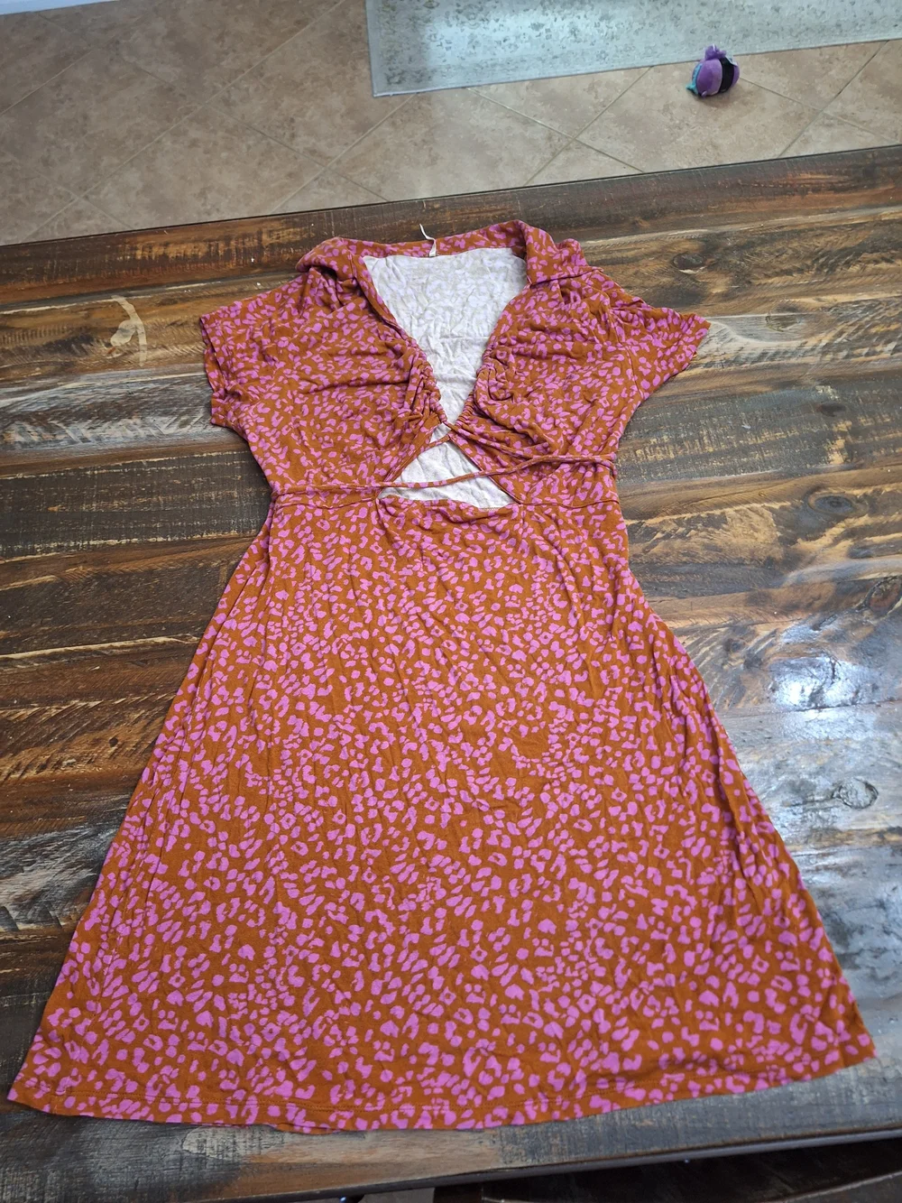 Free People Red Dress Size XL Baby Doll Summer Womens.
